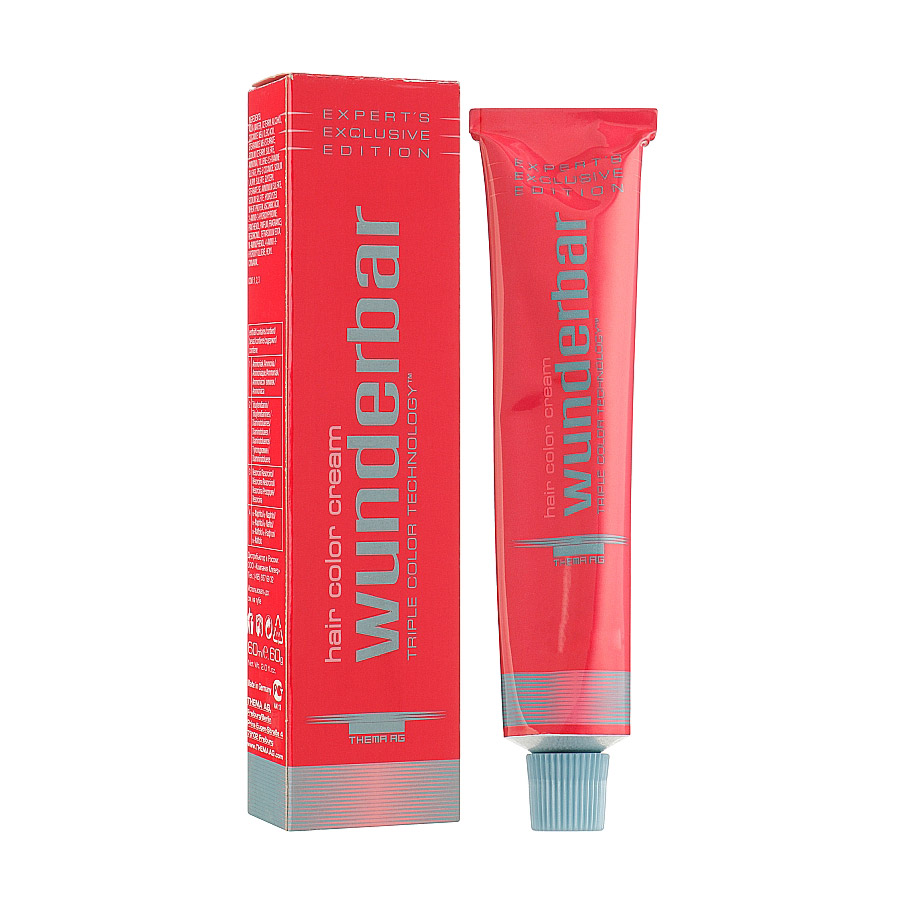 Перманентна крем-фарба для волосся Wunderbar Hair Color Cream 10/8 Extra Light Blond Pearl, 60 мл